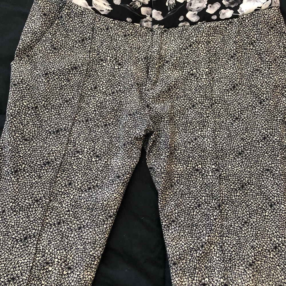 Lululemon Departure Pants Trousers Black White 8